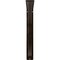 Ekena Millwork Miller Wrought Iron Bracket, (Triple center brace), Antiqued Bronze 2"W x 12"D x 15"H BKTM02X12X15TMIABZ - alternate 5